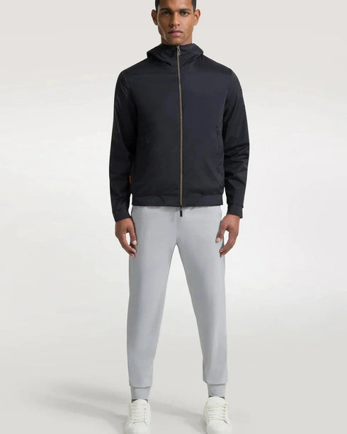 RRD Giubbino Giubbino Uomo Summer Urban Hood reversibile Blue black - Francavilla Moda